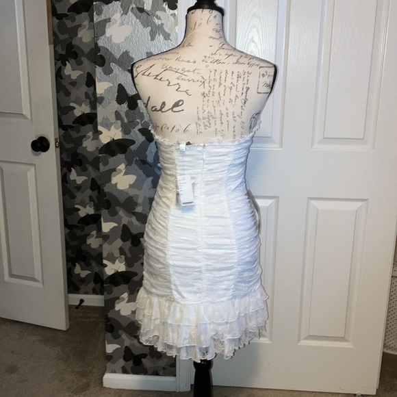 Bebe Ruffle Mini Dress - Picture 3 of 7